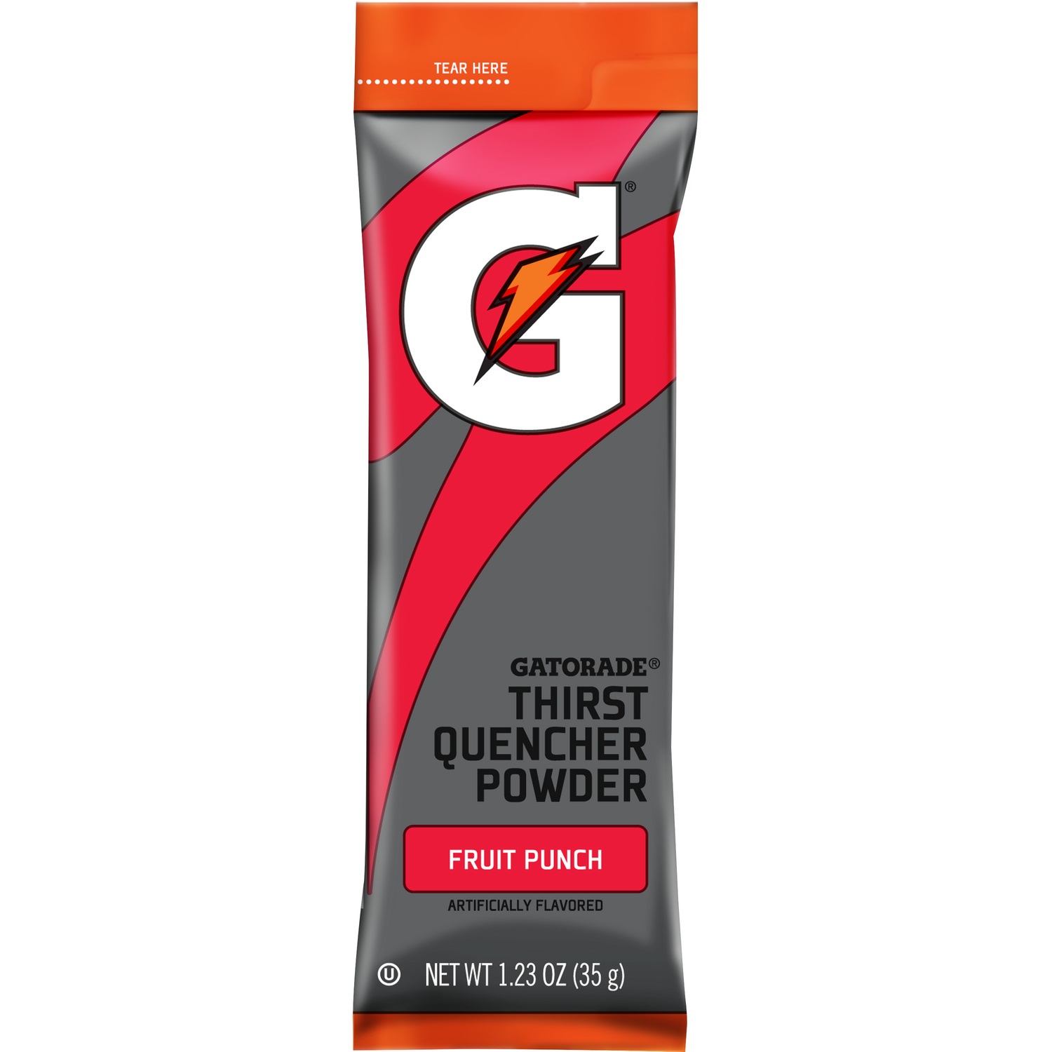 GATORADE, POWDER STICK, 1.34 OZ, FRUIT PUNCH - Powder Mix